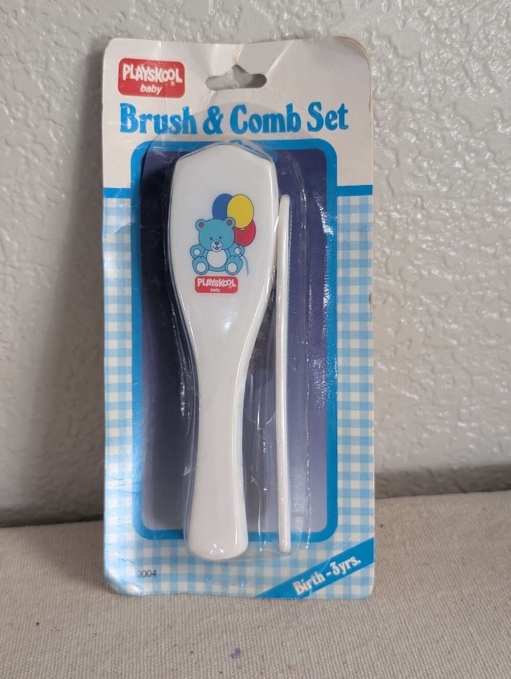 Vintage 1986 Playskool Baby Brush & Comb 2 pc Set New Sealed Collectible 80's